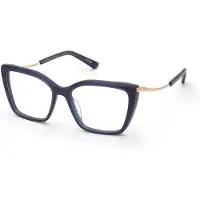 Nina Ricci Vnr411 53 Mm Woman Glasses Bleu Femme