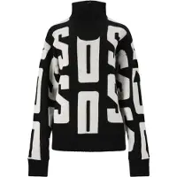 SOS Pull-over 'Verbier' noir / blanc