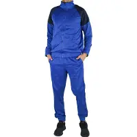 Kappa Hommes, Vestes de survêtement, Combinaison d'entraînement Ulfinno 706155-19-4053 *4056142620930 (M), Bleu, M
