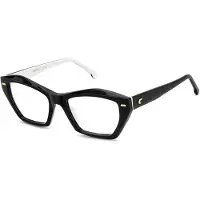 Carrera Lunettes de Vue 3053 53/18/140 Black white Acetate frames WOMAN 3053