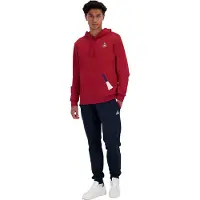 Le coq sportif Sweatshirts à capuche TRI SP HOODY N°1 M hommes - Rouge - EU L