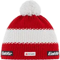 Spalding Star Pompon SKA Beanie Red/White/Red UNI Bonnet