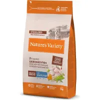 Nature’s Variety 3 kg Healthy Grains Sterilised au poisson blanc, croquettes pour chats