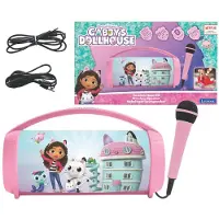 Gabby's Dollhouse Enceinte Bluetooth Sans-Fil Lumineuse avec Micro Gabby et la Maison Magique