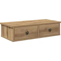 vidaXL Étagère murale avec tiroirs chêne artisanal bois d'ingénierie