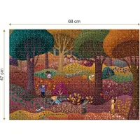 Roovi Puzzle Magic Forest Automne - Puzzle 1000 pièces pour adultes