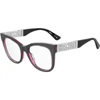 Moschino Lunettes de Vue MOS641 52/19/140 Metalized grey Acetate frames WOMAN MOS641