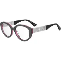 Moschino Lunettes de Vue MOS640 52/18/140 Metalized grey Acetate frames WOMAN MOS640