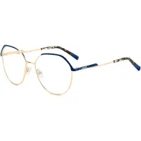 Missoni Lunettes de Vue MIS 0204 56/16/145 Blue gold Metal frames WOMAN MIS 0204
