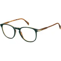 David Beckham Lunettes de Vue DB 1160 51/20/150 Green stripped brown Acetate frames MAN DB 1160