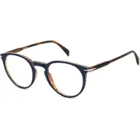 David Beckham Lunettes de vue - - DB 1139 - Acétate - Bleu marron - 49/22/150