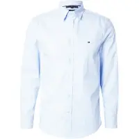 Tommy Hilfiger Homme Tommy Hilfiger Slim Fit Chemise bleu, Unicolore