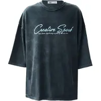 Vamos T-Shirt bleu clair / noir / blanc