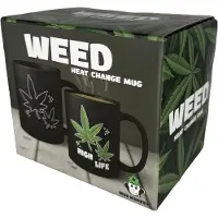 Mad Monkey Mug Merchandising Fun de High Life - Tasse mit Thermoeffekt - pour Unisexe - noir/vert/blanc - Taille Standard