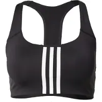 Adidas Powerimpact 3 Stripes Medium Impact Sports Bra Noir S / CD Femme