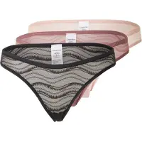 Calvin Klein 000qd5203e Panties 3 Units Multicolore S Femme