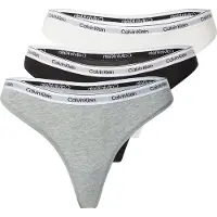 Calvin Klein 000qd5209e Thong 3 Units Multicolore 2XL Femme