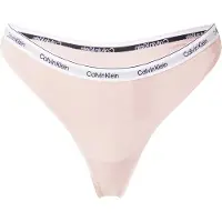 Calvin Klein Underwear String gris clair / rose pastel / noir / blanc