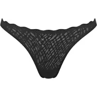 Sloggi String 'ZERO Feel Bliss' gris clair / noir