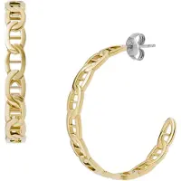 Fossil Boucles d'oreilles 'Heritage' or / argent