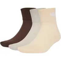 Adidas Chaussettes 'Mid Ankle 6 Pairs' beige / sable / brun foncé / blanc