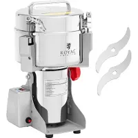Royal Catering Moulin à épices électrique - 2000 g - 21 x 9.5 cm - 3400 W - numérique - RCMZ-2000D