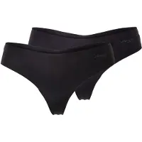 Sloggi String 'ZERO Microfibre 2.0 H' gris / noir