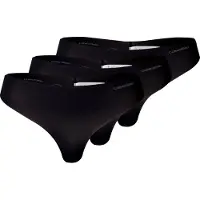 Calvin Klein Underwear String 'Invisibles' bleu / gris argenté / noir