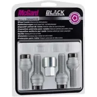 McGard Kit de boulons sphériques 4 pièces Black Edition E170 Noir