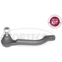 CORTECO : Tête de biellette de direction, biellette de direction pour NISSAN Qashqai / Qashqai +2 I (J10, NJ10), avant, côté droit, référence : 49398665