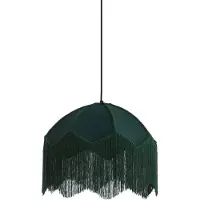 Light & Living - suspension - Malacia - vert - raffia velours tissu - Ø 40cm - E27 - 2986276