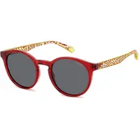 Polaroid Kids Kinder PLD 8061/S, lunettes de soleil pour enfants, rouge et jaune, dimensions 46/18/130, modle JUNIOR