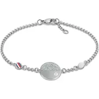 Tommy Hilfiger Bracelet Femme - Tommy Hilfiger - 2780460 - Acier Inoxydable - 18.2 Cm - Chic