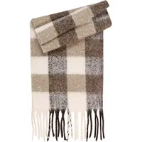 STUDIO SELECT Écharpe beige / noir / blanc