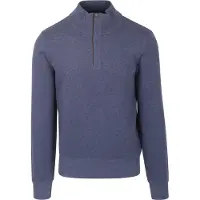 Gant pour homme. 2068028 Sacker Rib half-zip sweatshirt bleu (3XL), Casuel, Coton