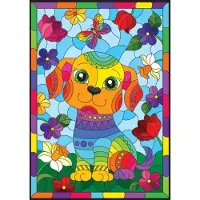 Yazz Puzzle Cute Puppy - 1000 pièces jeu de placement multicolore