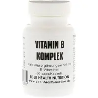 EDER Health Nutrition , capsules de complexe de vitamines B, 60 capsules