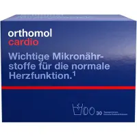 Orthomol VET Cardio - Micronutriments pour une fonction cardiaque normale - avec acides gras oméga-3 et vitamine B1 - granulés/comprimés/capsules, 30 portions journalières