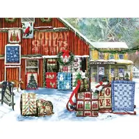 Sunsout Puzzle Tom Wood - Holiday Quilts - Puzzle de 1000 pièces