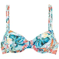 Venice beach Hauts de bikini 'Wire-Top Caru ' beige / bleu clair / orange