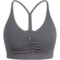 SMILODOX Haut de sport ' Solid Scrunch ' gris
