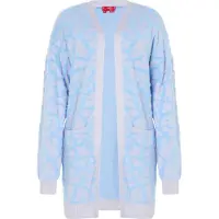 Swirly Cardigan bleu / blanc