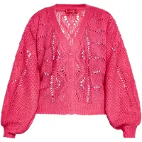 Swirly Cardigan rose