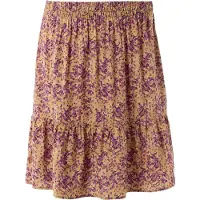 QS Jupe beige clair / cappuccino / violet / aubergine