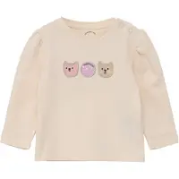 s.Oliver T-Shirt beige / marron / rose / coquille d'oeuf