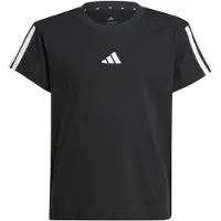 Adidas T-Shirt fonctionnel 'Essentials' noir / blanc