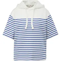 s.Oliver Sweat-shirt bleu foncé / blanc