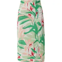 s.Oliver Black Label Jupe écru / vert / rose / blanc