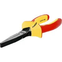 Bahco Ergo Long Head Flat Nose Pliers With Insulated Bi-material Handles 140 Mm Orange