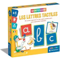 Clementoni Jeu éducatif Les lettres tactiles (FR)